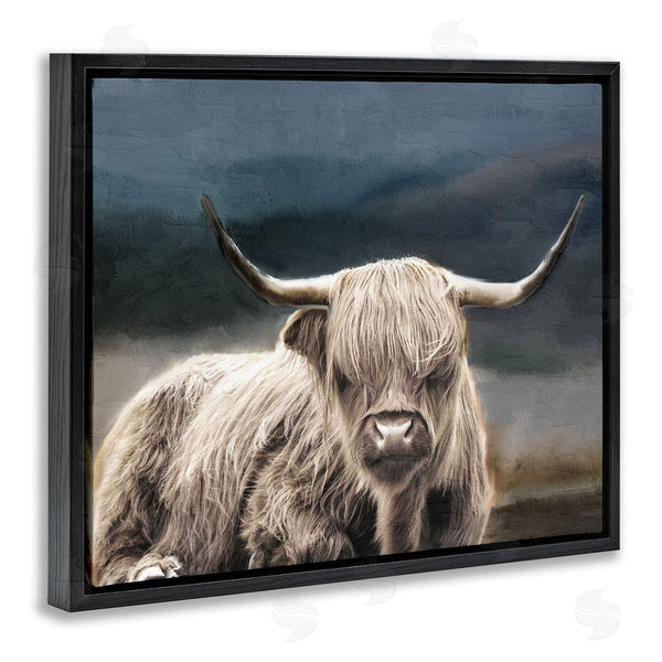 Stupell Industries Kim Allen | Highland Cow Portrait Wall Art