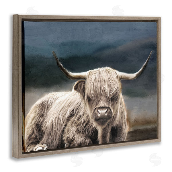 Stupell Industries Kim Allen | Highland Cow Portrait Wall Art