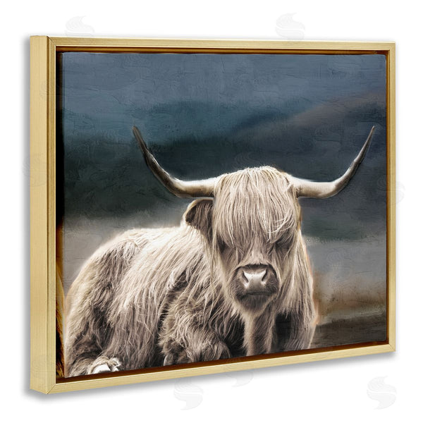 Stupell Industries Kim Allen | Highland Cow Portrait Wall Art