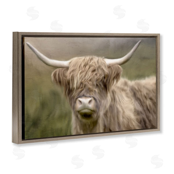 Stupell Industries Kim Allen | Highland Dreams Cattle Portrait
