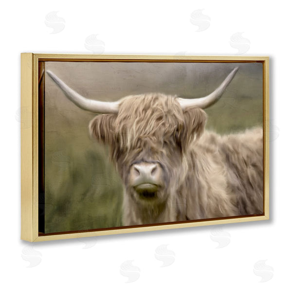 Stupell Industries Kim Allen | Highland Dreams Cattle Portrait