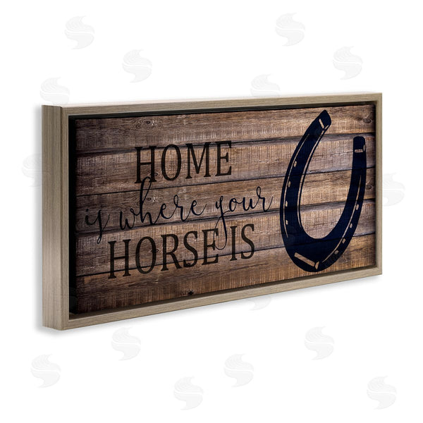 Stupell Industries Kim Allen | Home Where Your Horse Is Wall Art