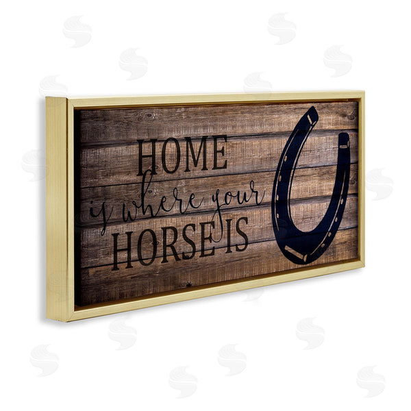 Stupell Industries Kim Allen | Home Where Your Horse Is Wall Art