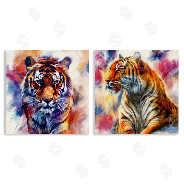 stupell industries Kim Allen | In The Wild Fierce Tiger