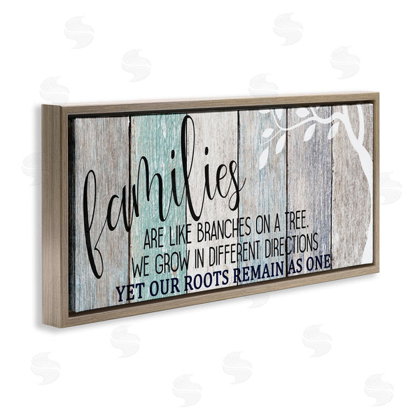 Stupell Industries Kim Allen | Inspirational Families Are Branches Quote Wall Art