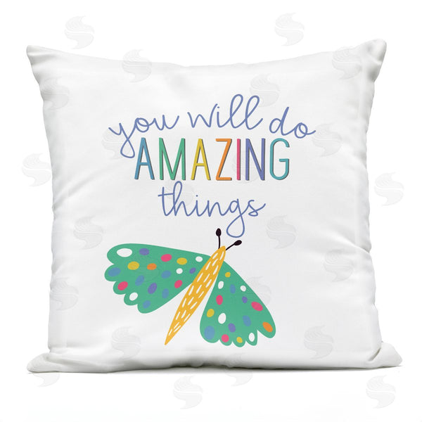Stupell Industries Kim Allen | Inspiring Do Amazing Things Printed Throw Pillow
