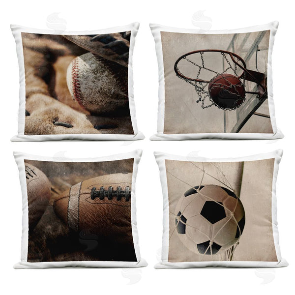 Stupell Industries Kim Allen | Inspiring Sports Be The Ball Printed Throw Pillow Set