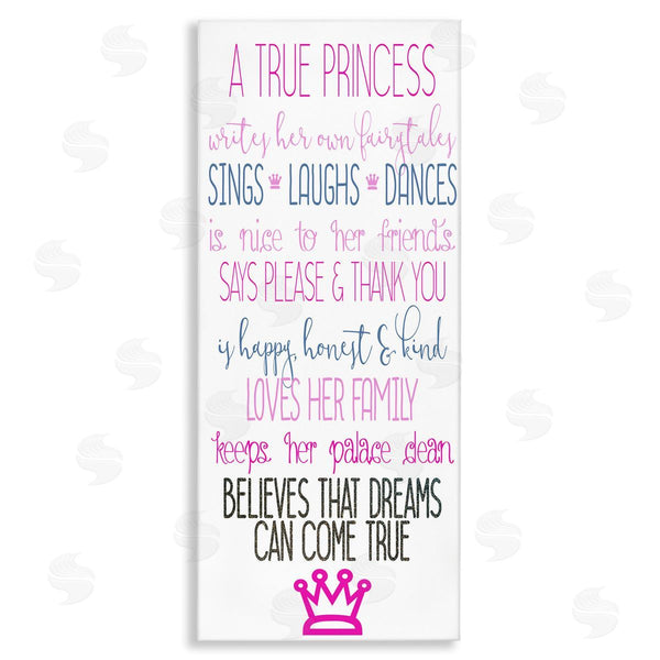 stupell industries Kim Allen | Inspiring True Princess Rules