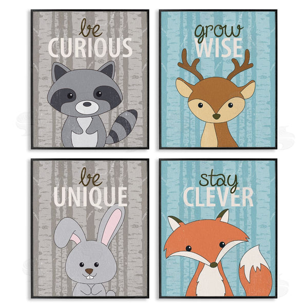 Stupell Industries Kim Allen | Inspiring Whimsical Animals Wall Art