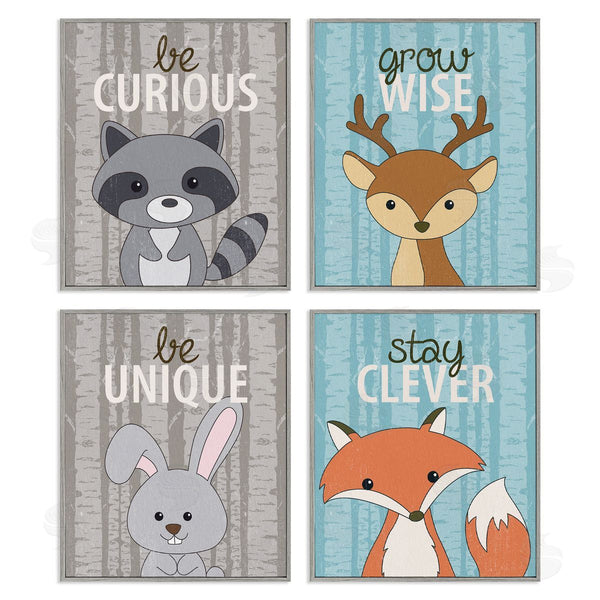 Stupell Industries Kim Allen | Inspiring Whimsical Animals Wall Art