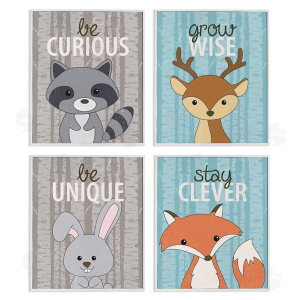 Stupell Industries Kim Allen | Inspiring Whimsical Animals Wall Art