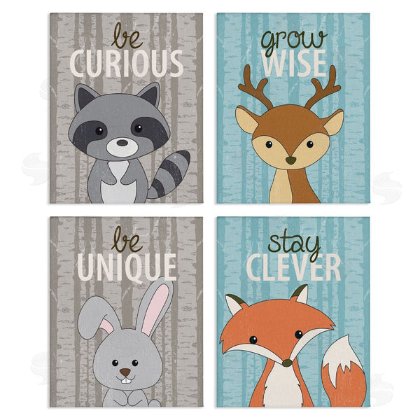 stupell industries Kim Allen | Inspiring Whimsical Animals Wall Art