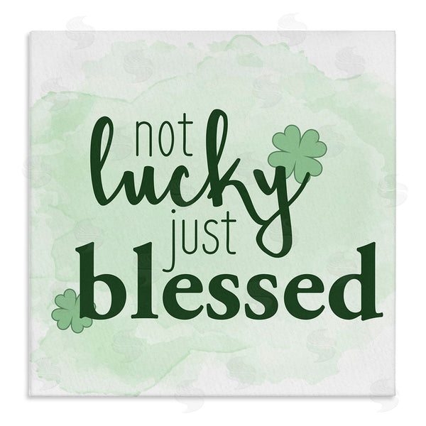 Stupell Industries Kim Allen | Just Blessed Green Shamrocks
