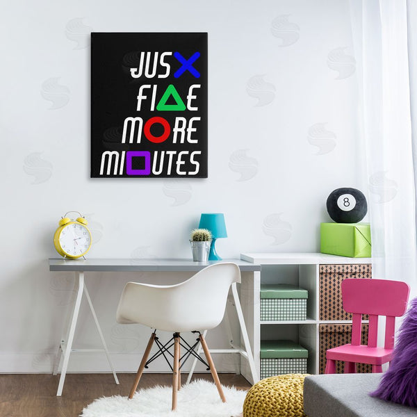 Stupell Industries Kim Allen | Just Five Minutes Gamer Buttons Wall Art