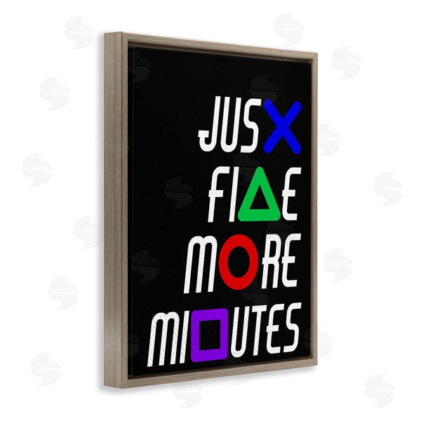 Stupell Industries Kim Allen | Just Five Minutes Gamer Buttons Wall Art