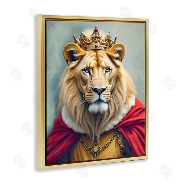 Stupell Industries Kim Allen | King Lion Regal Portrait
