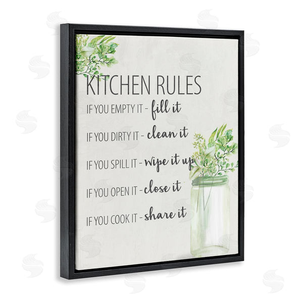 Stupell Industries Kim Allen | Kitchen Rules Share It Wall Art