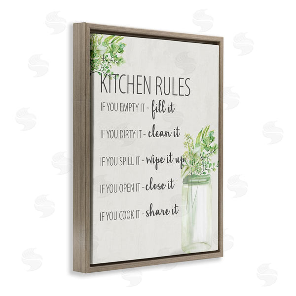 Stupell Industries Kim Allen | Kitchen Rules Share It Wall Art