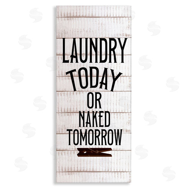 stupell industries Kim Allen | Laundry or Naked Humor Wall Art