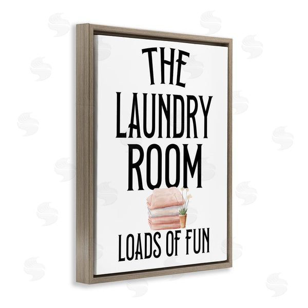 Stupell Industries Kim Allen | Laundry Room Fun Minimal Wall Art