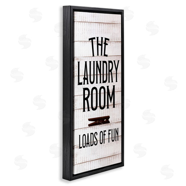 Stupell Industries Kim Allen | Laundry Room Plank Pattern Wall Art