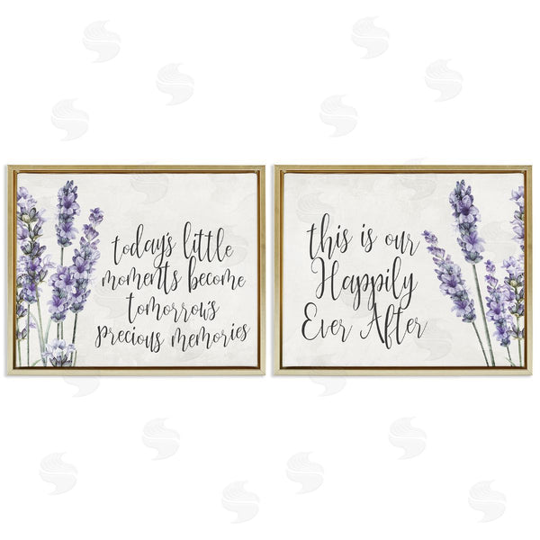 Stupell Industries Kim Allen | Lavender Moments Sentiments