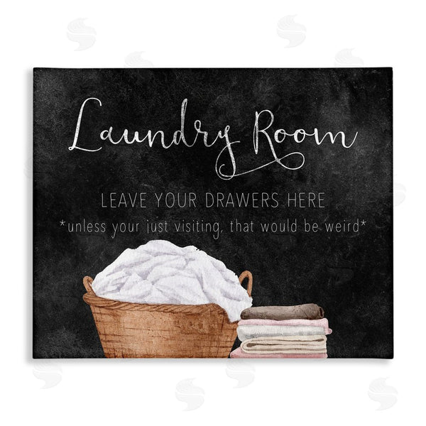 stupell industries Kim Allen | Leave Your Drawers Laundry Wall Art
