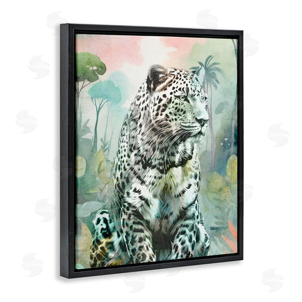 Stupell Industries Kim Allen | Leopard Gazing In Jungle Wall Art