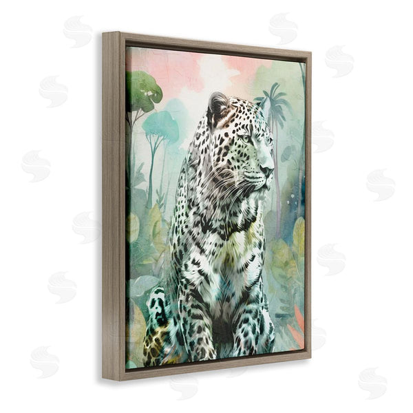 Stupell Industries Kim Allen | Leopard Gazing In Jungle Wall Art
