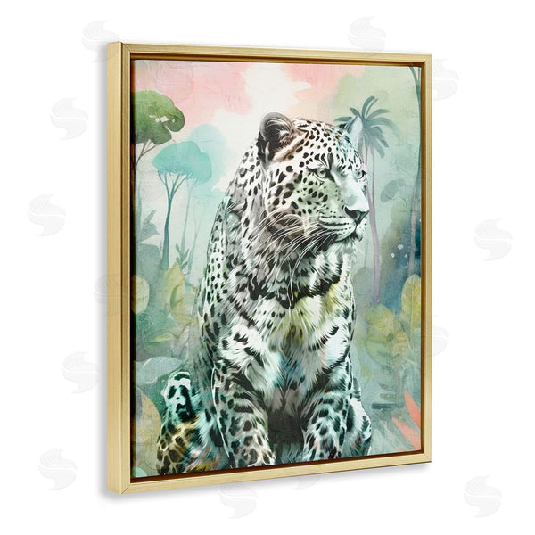 Stupell Industries Kim Allen | Leopard Gazing In Jungle Wall Art