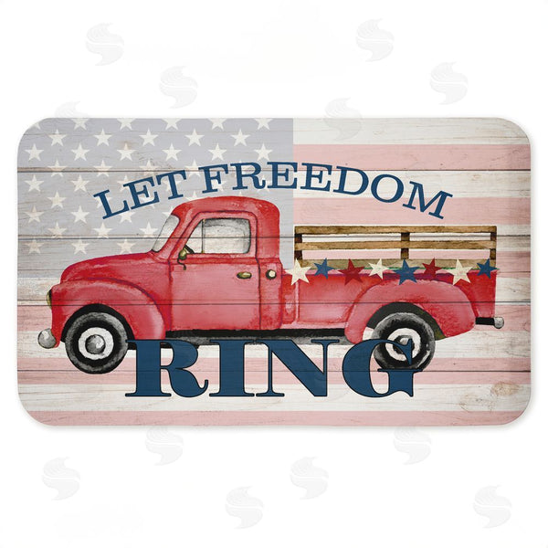 stupell industries Kim Allen | Let Freedom Ring Truck Anti-Fatigue Mat