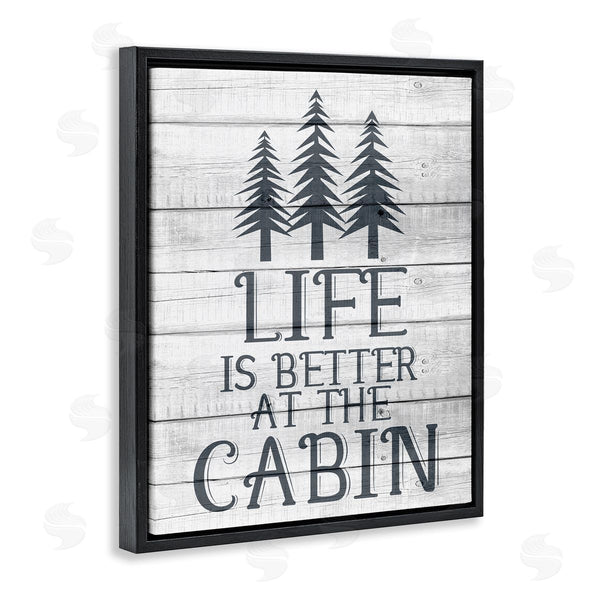 Stupell Industries Kim Allen | Life's Better At Cabin Rural Forest