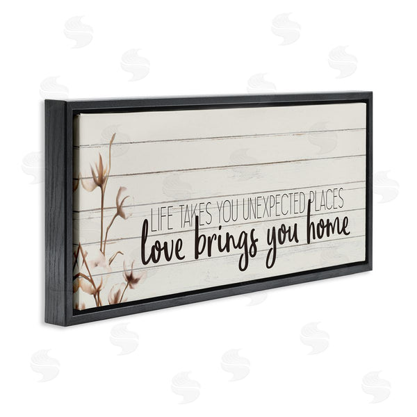 Stupell Industries Kim Allen | Life Unexpected Places Phrase Wall Art