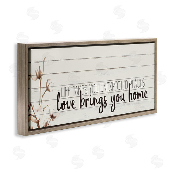 Stupell Industries Kim Allen | Life Unexpected Places Phrase Wall Art