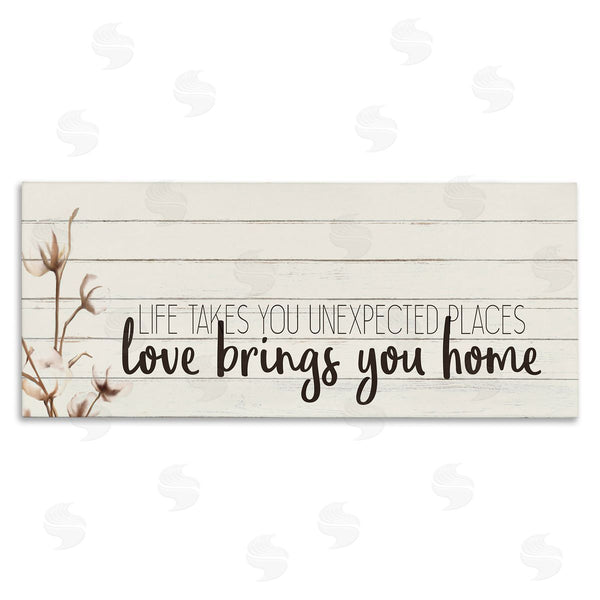 stupell industries Kim Allen | Life Unexpected Places Phrase Wall Art