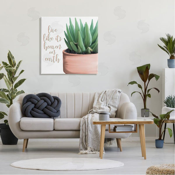 Stupell Industries Kim Allen | Like It's Heaven On Earth Plant Wall Art