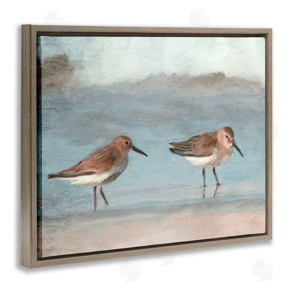 Stupell Industries Kim Allen | Little Two Sandpiper Pair