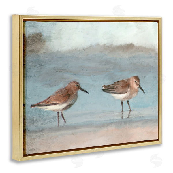 Stupell Industries Kim Allen | Little Two Sandpiper Pair