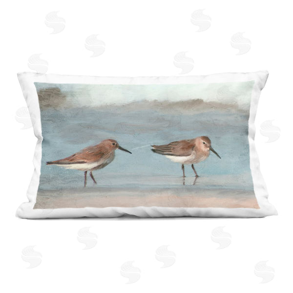 stupell industries Kim Allen | Little Two Sandpiper Pair Printed Throw Pillow