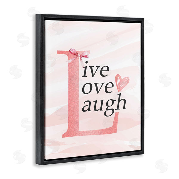 Stupell Industries Kim Allen | Live Love Laugh Pastel Wall Art