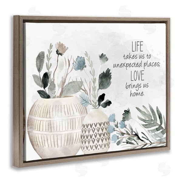 Stupell Industries Kim Allen | Love Brings Us Home Wall Art