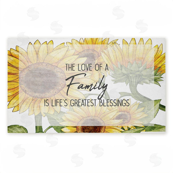 stupell industries Kim Allen | Love Of Family Sentiment Non-Woven Door Mat