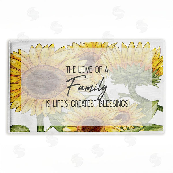 stupell industries Kim Allen | Love Of Family Sentiment Plush Bath Mat