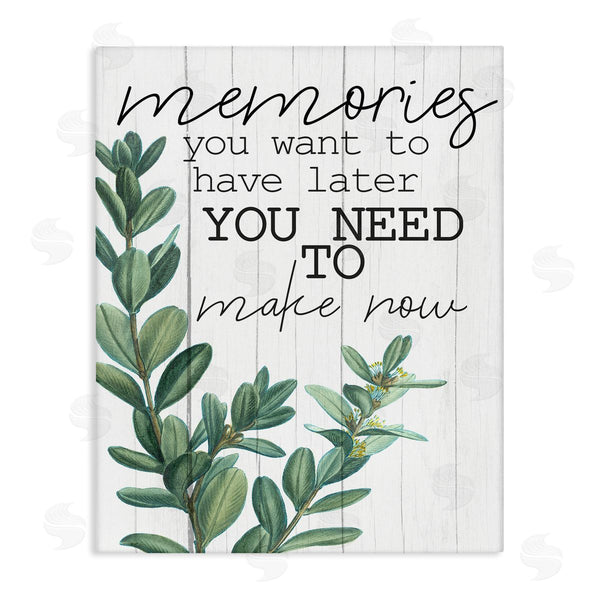 stupell industries Kim Allen | Make Memories Now Rustic Green Plant
