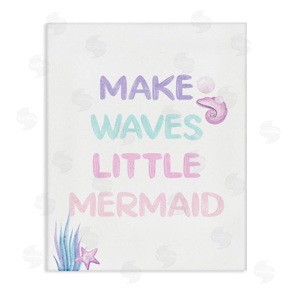 stupell industries Kim Allen | Make Waves Little Mermaid Wall Art