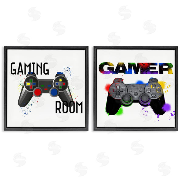 Stupell Industries Kim Allen Marcus Prime | Retro Gaming Room Control