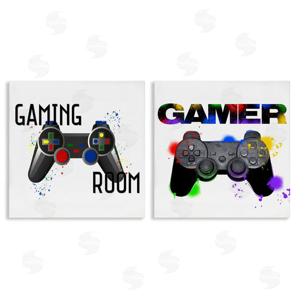 stupell industries Kim Allen Marcus Prime | Retro Gaming Room Control