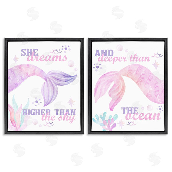 Stupell Industries Kim Allen | Mermaid Dreams Ocean & Sky Wall Art