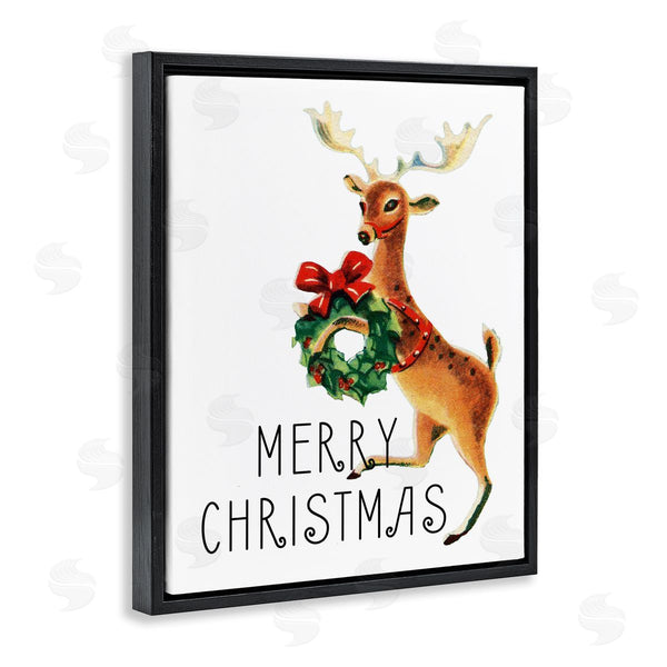 Stupell Industries Kim Allen | Merry Christmas Reindeer