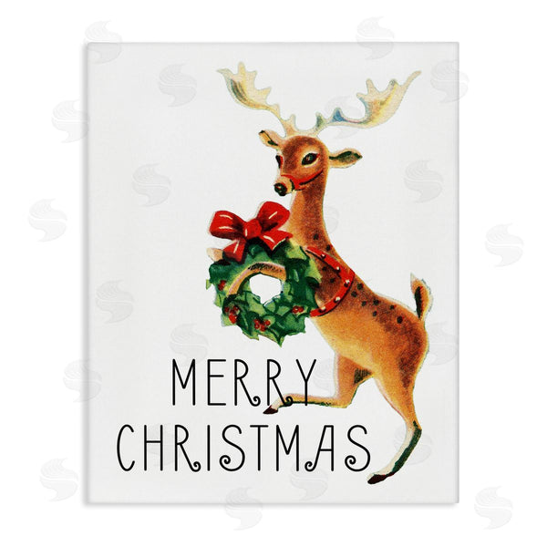 stupell industries Kim Allen | Merry Christmas Reindeer